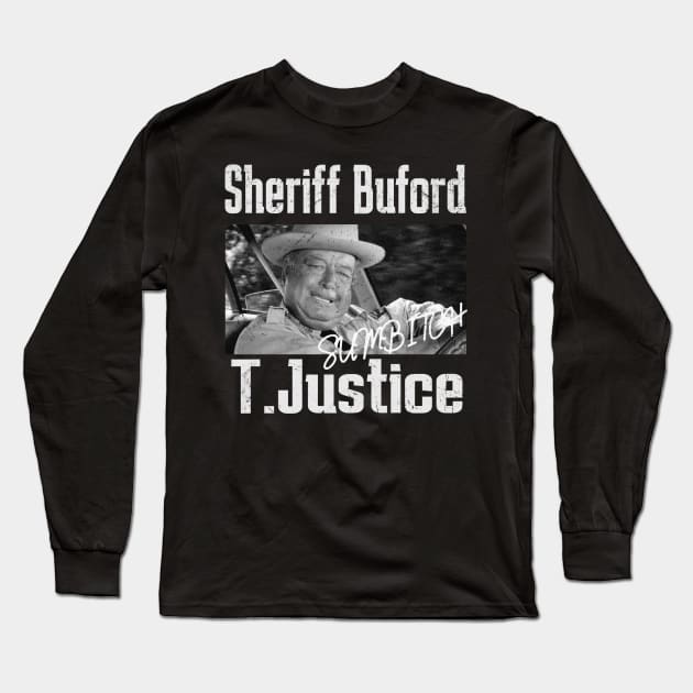 sheriff buford t justice - sumbitch Long Sleeve T-Shirt by vegard pattern gallery